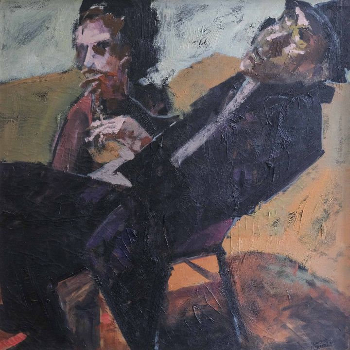 Moulay Youssef Elkahfaï expose des visages traversés de couleurs et d’humanité. - Le Journal des Arts -
                    Luxe radio