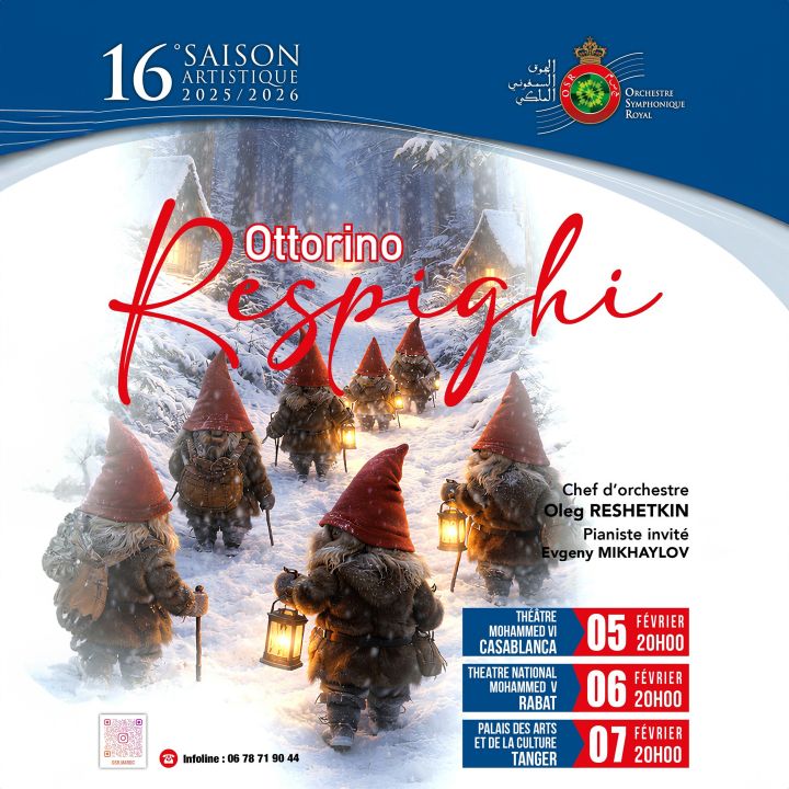 Le Théâtre Mohammed VI de Casablanca a vibré au rythme du génie orchestral d’Ottorino Respighi - Résonances Culturelles -
                    Luxe radio