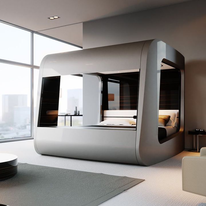 HiCan, le lit connecté qui s’occupe de tout - Le Journal du Luxe -
                    Luxe radio