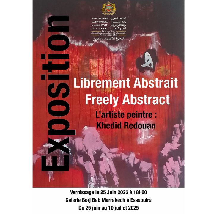 Freely Abstract: Redouan Khedid expose à Essaouira - Le Journal des Arts -
                    Luxe radio