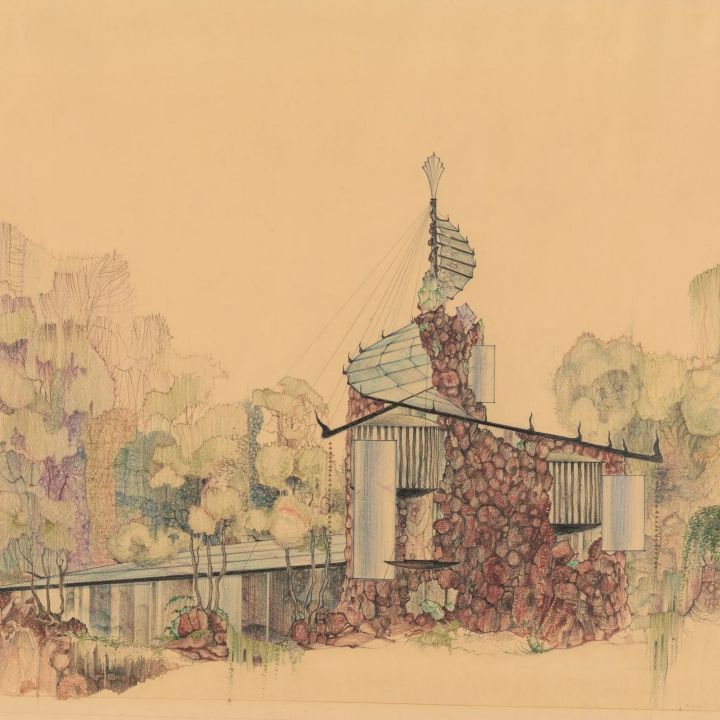 Bruce Goff, l’architecte qui refusait les lignes droites. - Architecture -
                    Luxe radio