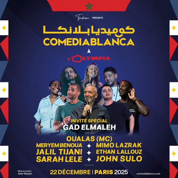 Comediablanca s’exporte: le rire marocain en tournée mondiale - Le Journal des Arts -
                    Luxe radio