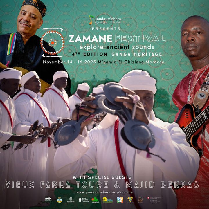 La province de Zagora accueillera la 4ᵉ édition du Festival Zamane, au cœur du Sahara - Résonances Culturelles -
                    Luxe radio
