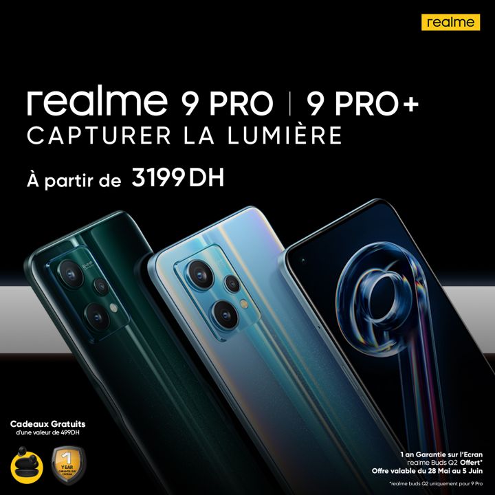 Lancement de Realme 9 Pro+5G - Le Journal du Luxe -
                    Luxe radio