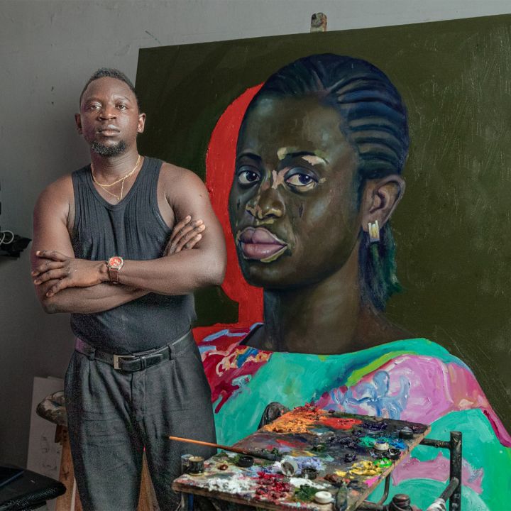 Oluwole Omofemi expose pour la première fois au Maroc - Le Journal des Arts -
                    Luxe radio