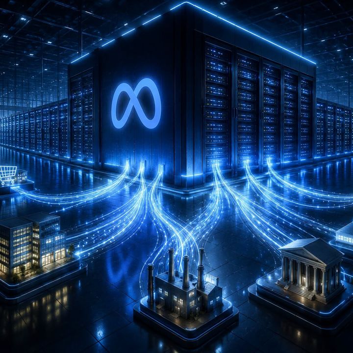 Meta envisage de vendre sa puissance de calcul IA - Le Monde AI -
                    Luxe radio