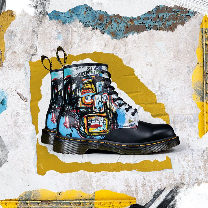 La collaboration Dr Martens & Jean-Michel Basquiat - Le Journal du Luxe -
                    Luxe radio