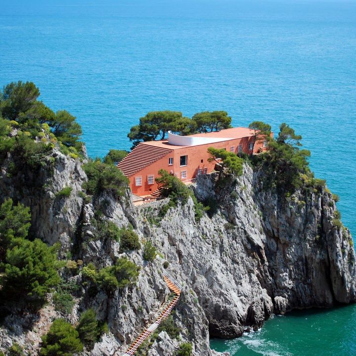 La casa Malaparte : le joyau architectural de Capri - Architecture -
                    Luxe radio