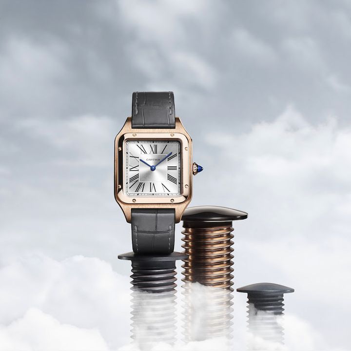 Cartier dévoile sa nouvelle Santos-Dumont - Le Journal du Luxe -
                    Luxe radio