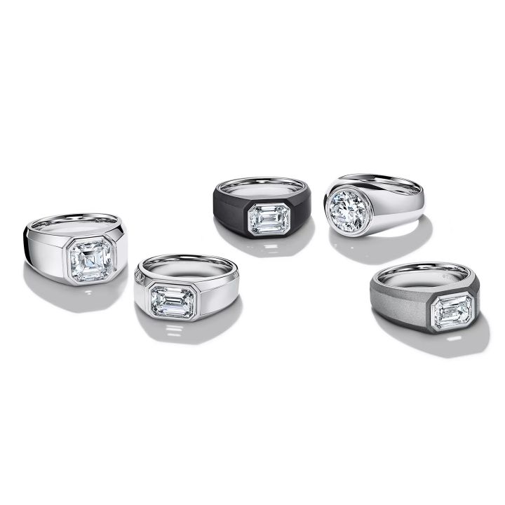 Tiffany & Co : une collection de bagues de fiançailles pour hommes - Le Journal du Luxe -
                    Luxe radio