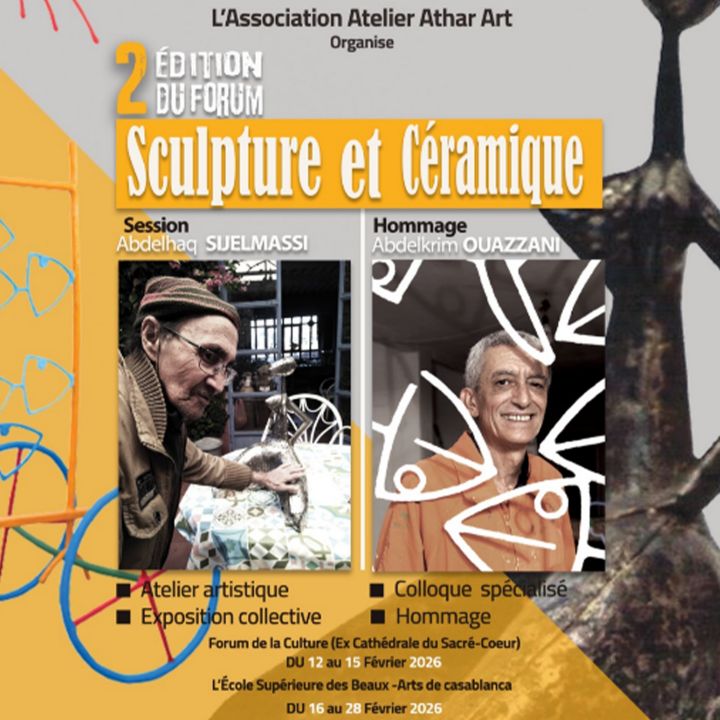 Sculpture et céramique : Casablanca ouvre son symposium du 12 au 15 février. - Le Journal des Arts -
                    Luxe radio