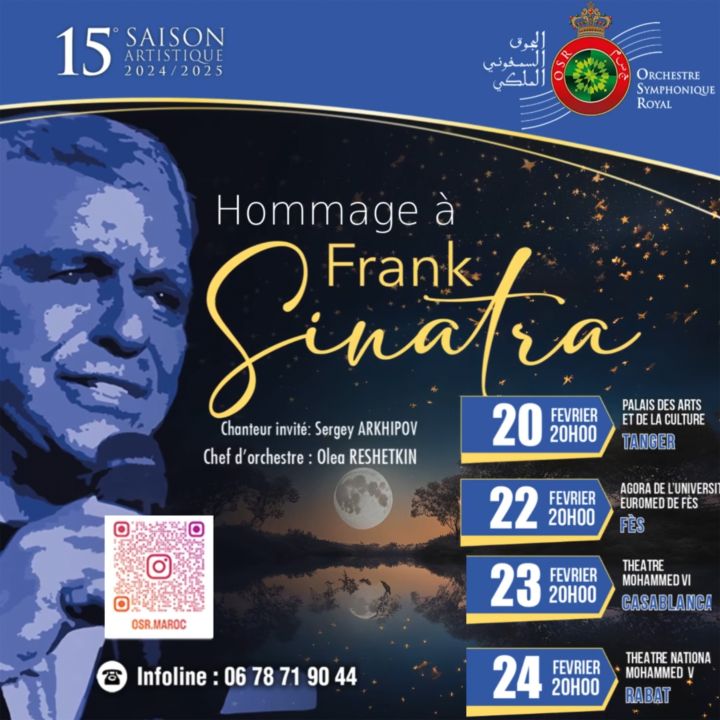 L’Orchestre Symphonique Royal célèbre Frank Sinatra à travers une tournée au Maroc - Le Journal des Arts -
                    Luxe radio