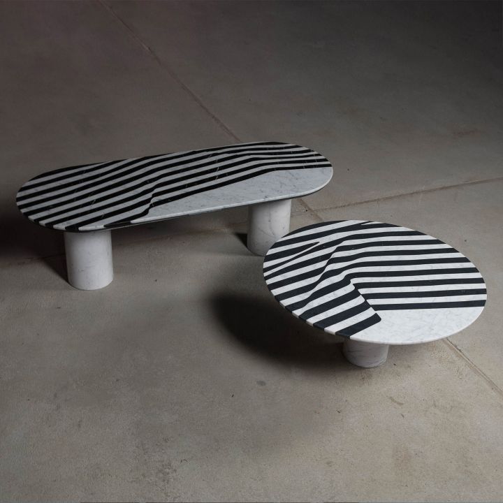 Les tables drapées - Design -
                    Luxe radio