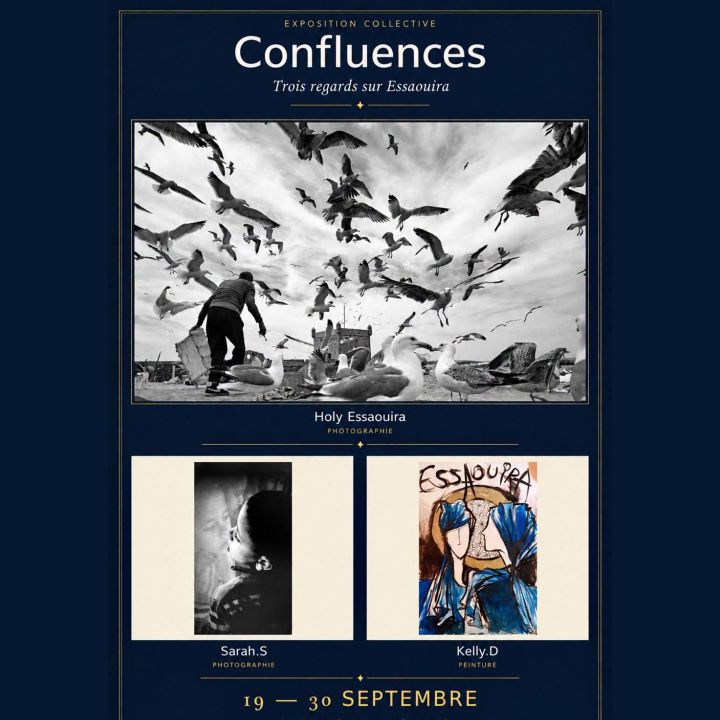 À Essaouira, trois sensibilités se rencontrent dans Confluences - Le Journal des Arts -
                    Luxe radio