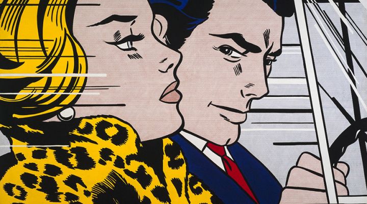 Roy Lichtenstein : In The Car - Art Contemporain -
                    Luxe radio