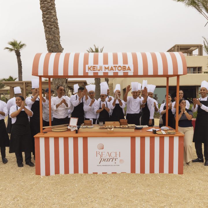 Beach Party: La Collection Royal Mansour fête ses un an autour de ses chefs signatures - Reportages -
                    Luxe radio