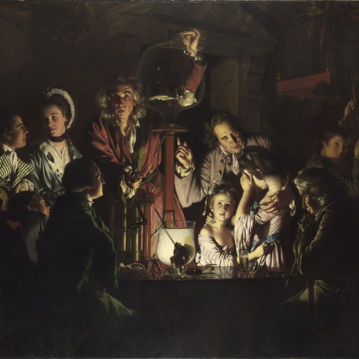 « Le monde à la lueur des bougies » de Joseph Wright of Derby - Le Journal des Arts -
                    Luxe radio