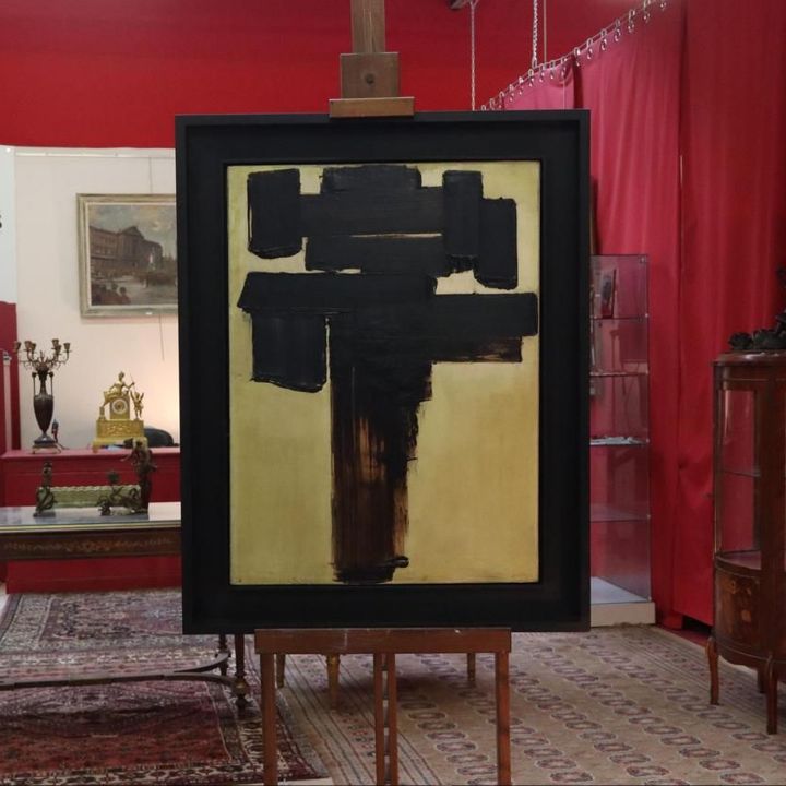 Un tableau de Soulages ayant appartenu à Léopold Sédar Senghor aux enchères - Le Journal du Luxe -
                    Luxe radio