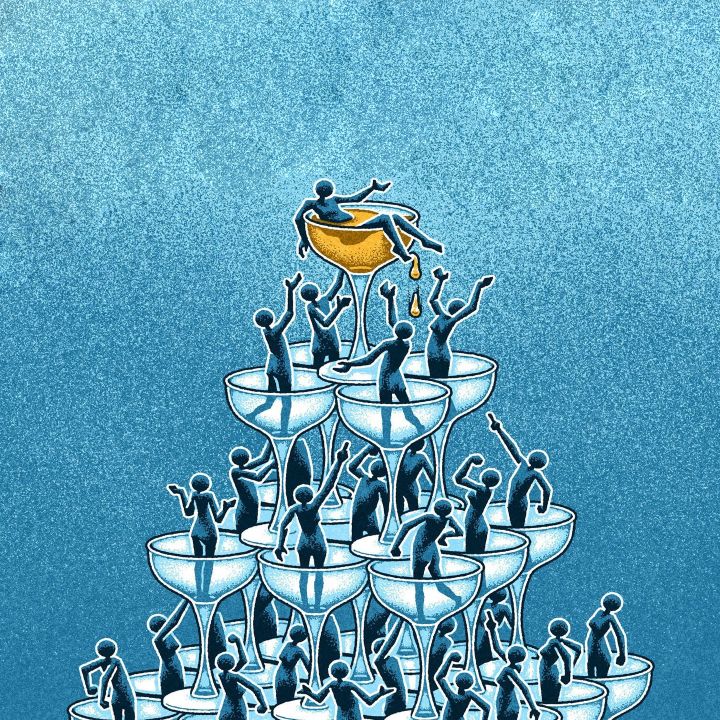 Le vrai ruissellement économique va du bas vers le haut ! - Les Débats -
                    Luxe radio
